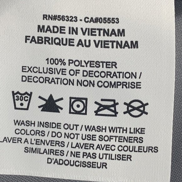 Men's Nike Dri Fit Polo Shirt Washington Huskies‎ Basketball White Gray L NWT - Picture 5 of 10